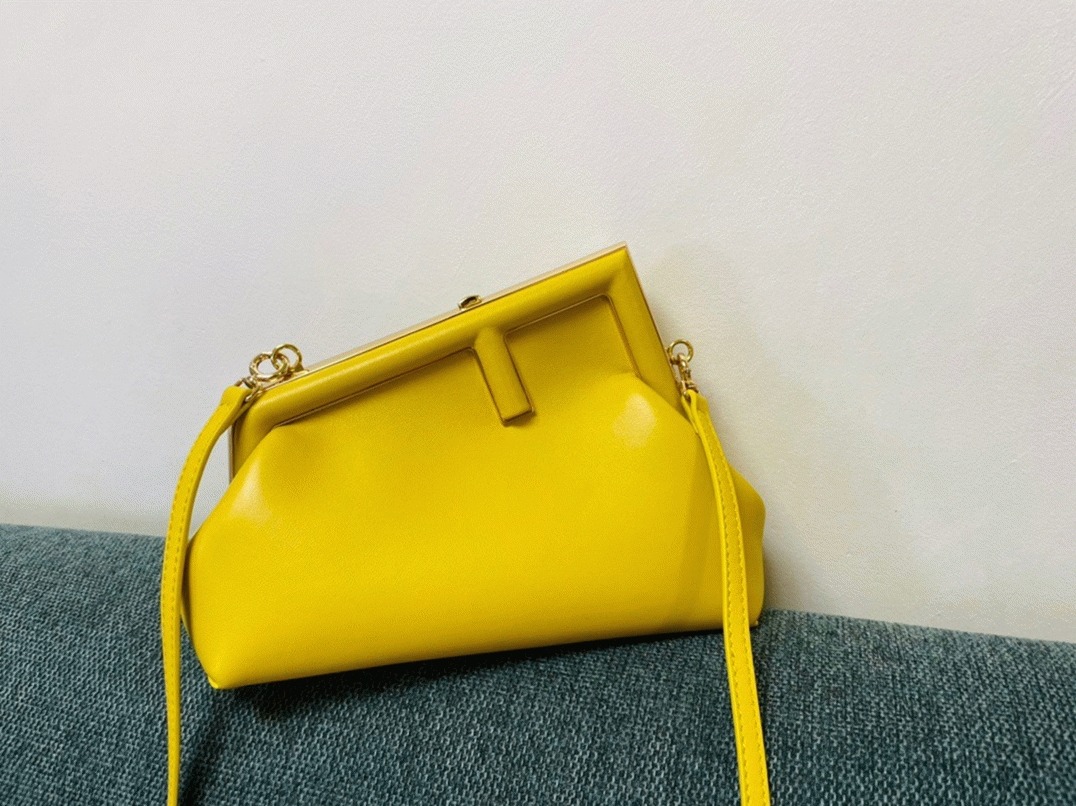 Top Quality Fake Fendi First Small Bag In Yellow