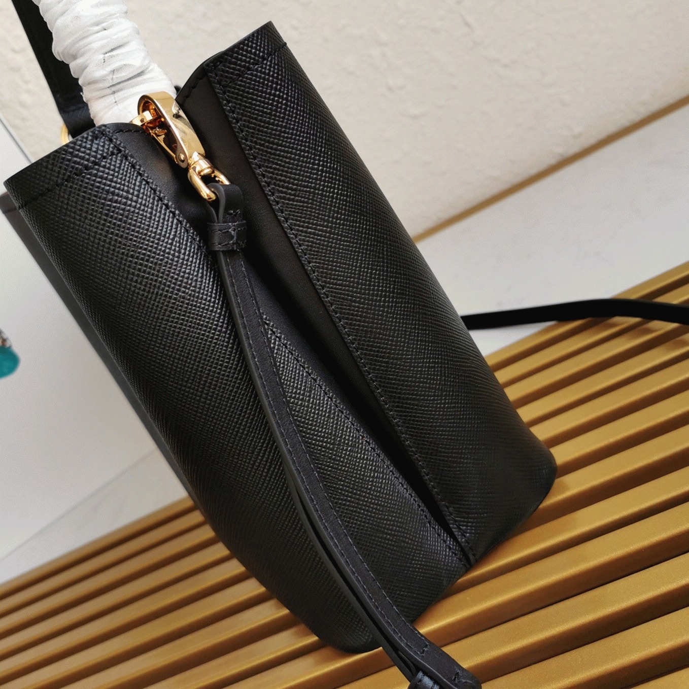 Black Prada Large Panier Bag Knockoff