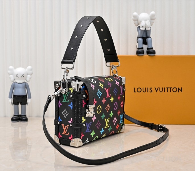 LV X TM Multicolored Side Trunk MM In Black