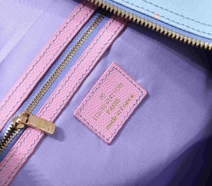 Louis Vuitton Spring 2022 Keepall 45 Luggage In Sunrise Pastel