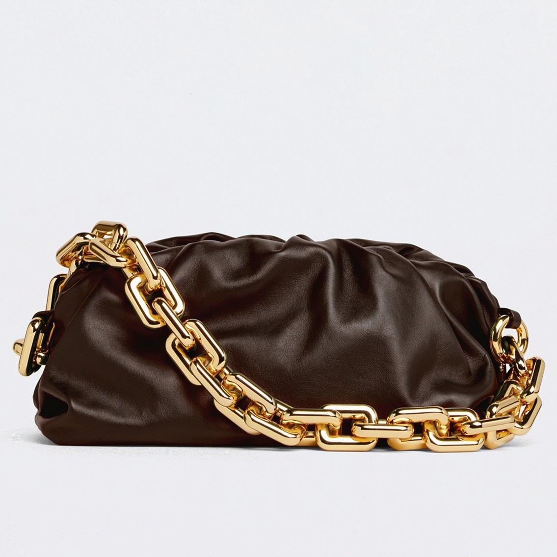 Fake Bottega Veneta The Chain Pouch Bag Fondant