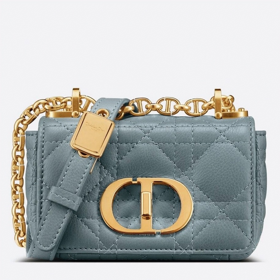 Dior Caro Micro Bag Replica in Blue