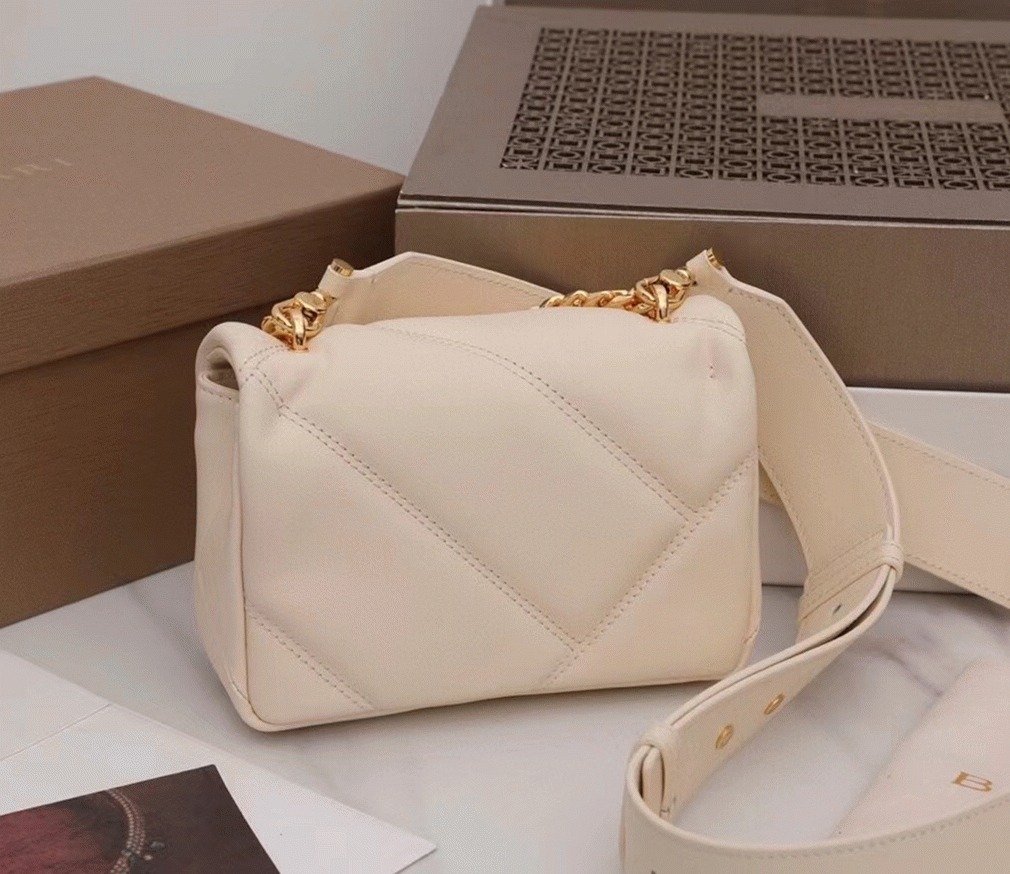 Knockoff Bvlgari Serpenti Cabochon Mini Bag White Calfskin