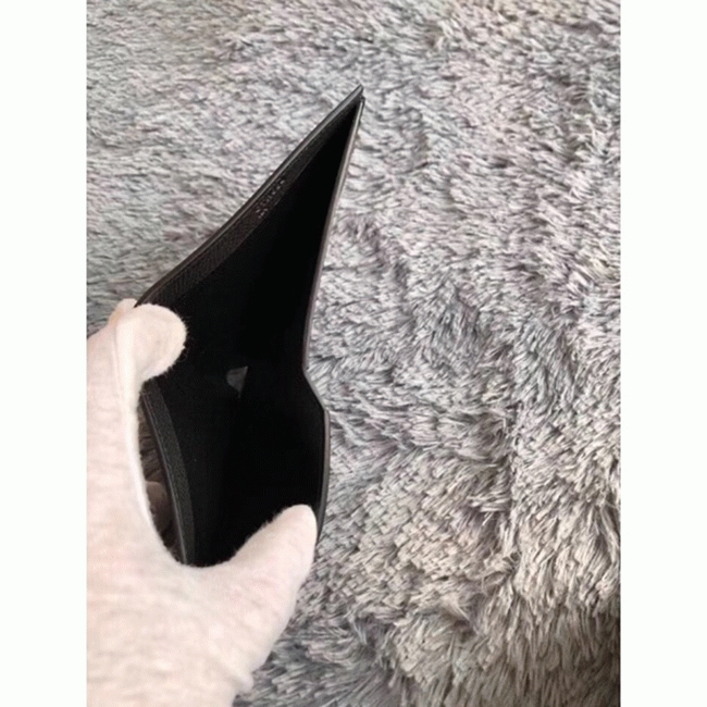 Black Hermes Copernic compact wallet