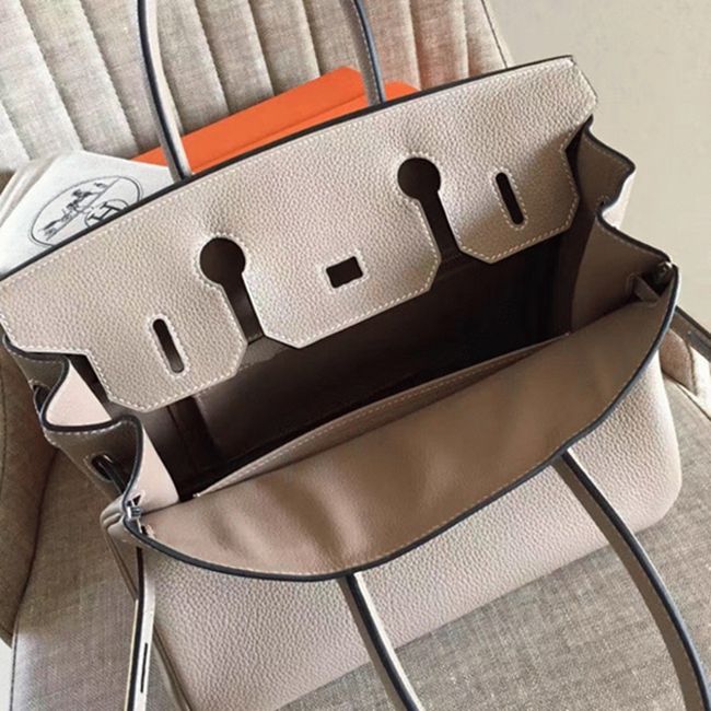 Grey High Quality Fake Hermes Birkin 30cm Purse