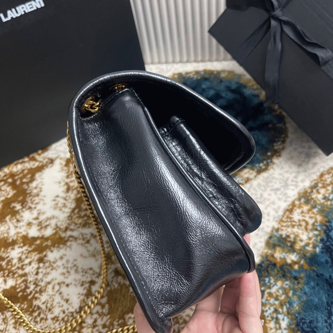 Replica Saint Laurent Niki Baby Chain Bag Black