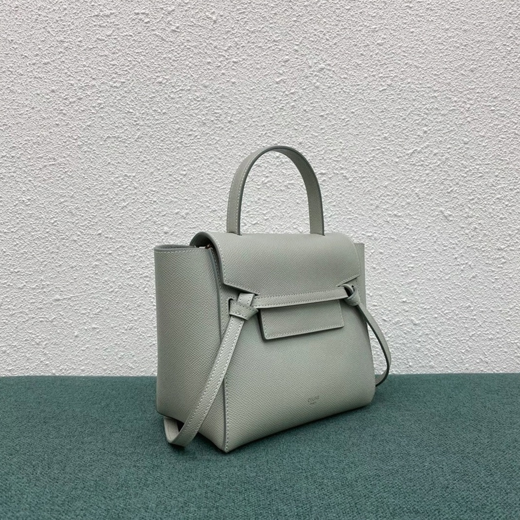Celine Belt Nano Bag Imitation in Vert D eau