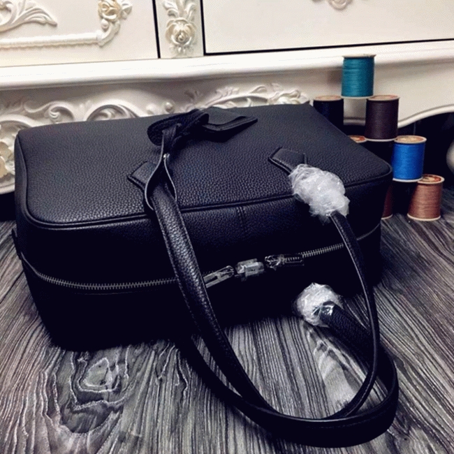 Black Designer Replica Hermes Victoria II 35cm Bag