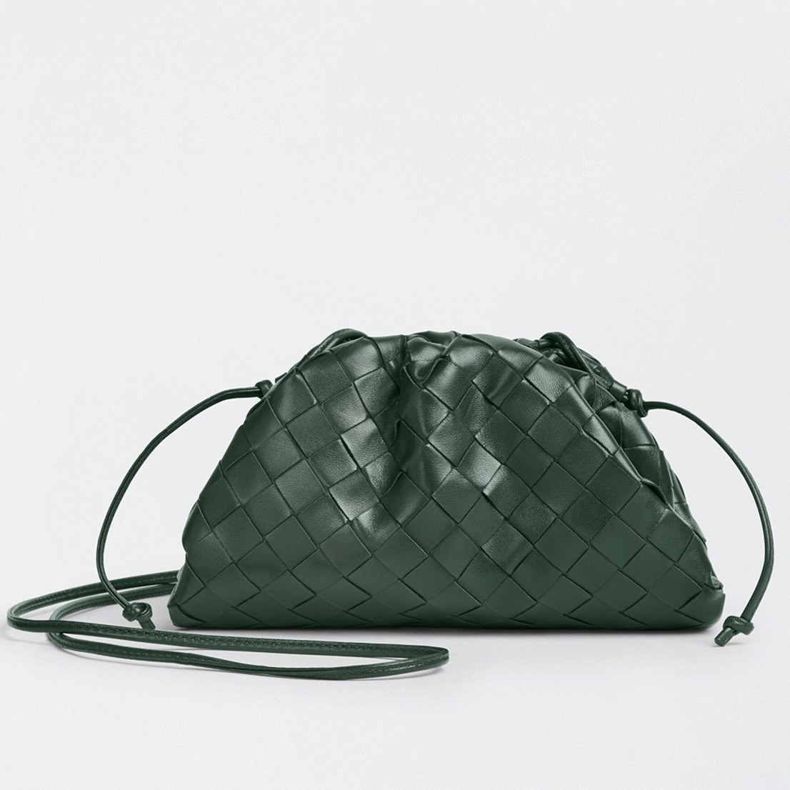 Knockoff Bottega Veneta Mini Pouch with Strap Raintree