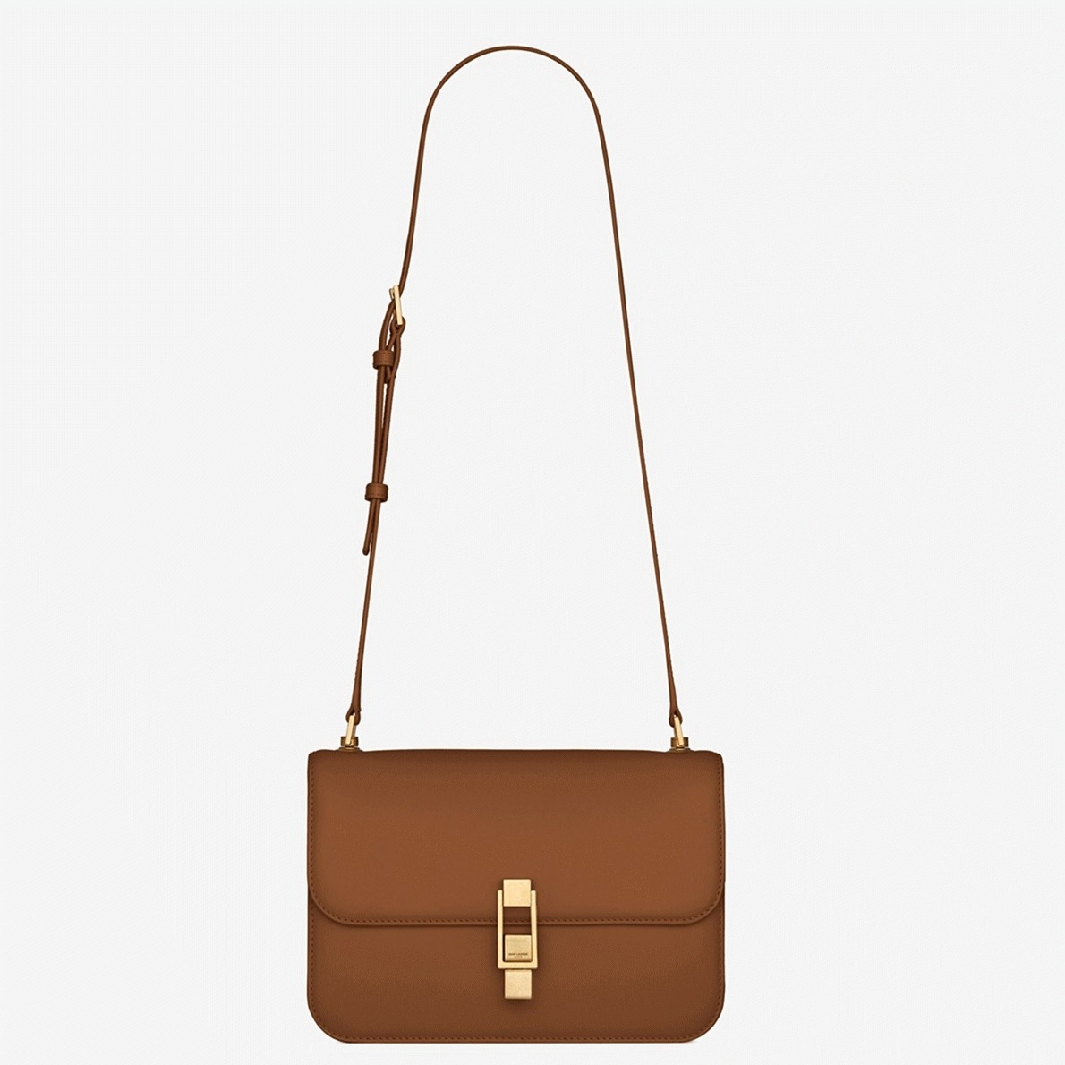 Fake Saint Laurent Le Carre Satchel Bag Brown