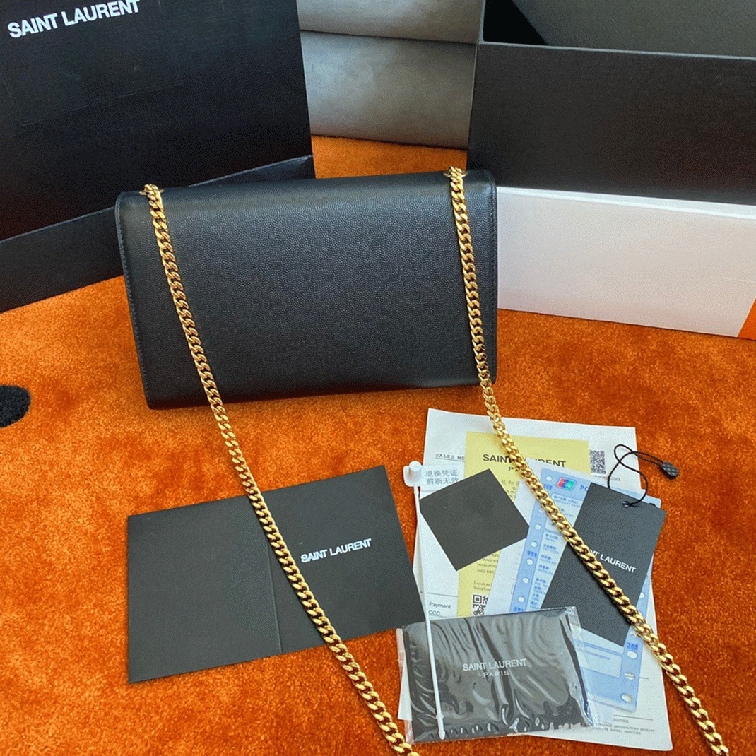 Saint Laurent Kate Medium Tassel Bag Black