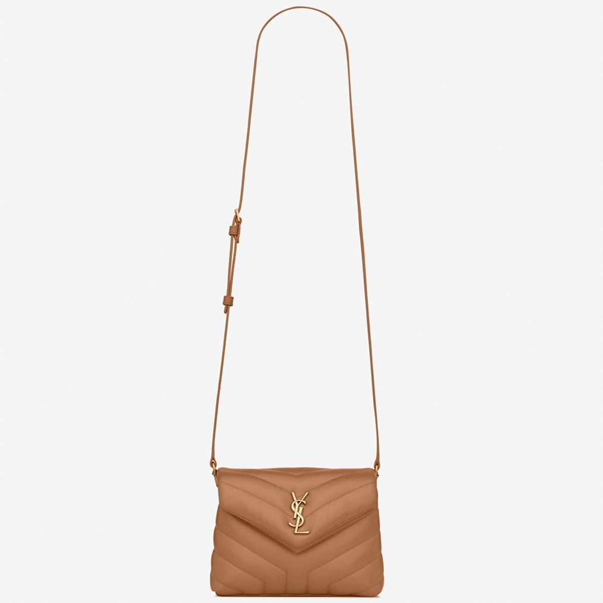 Replica Saint Laurent LouLou Toy Strap Bag Brown