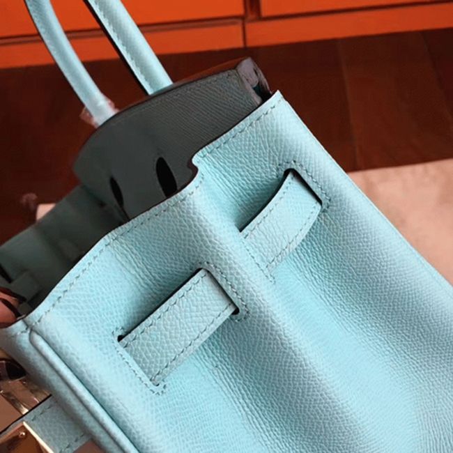 Blue Atoll Imitation Luxury Hermes Birkin 30cm Tote