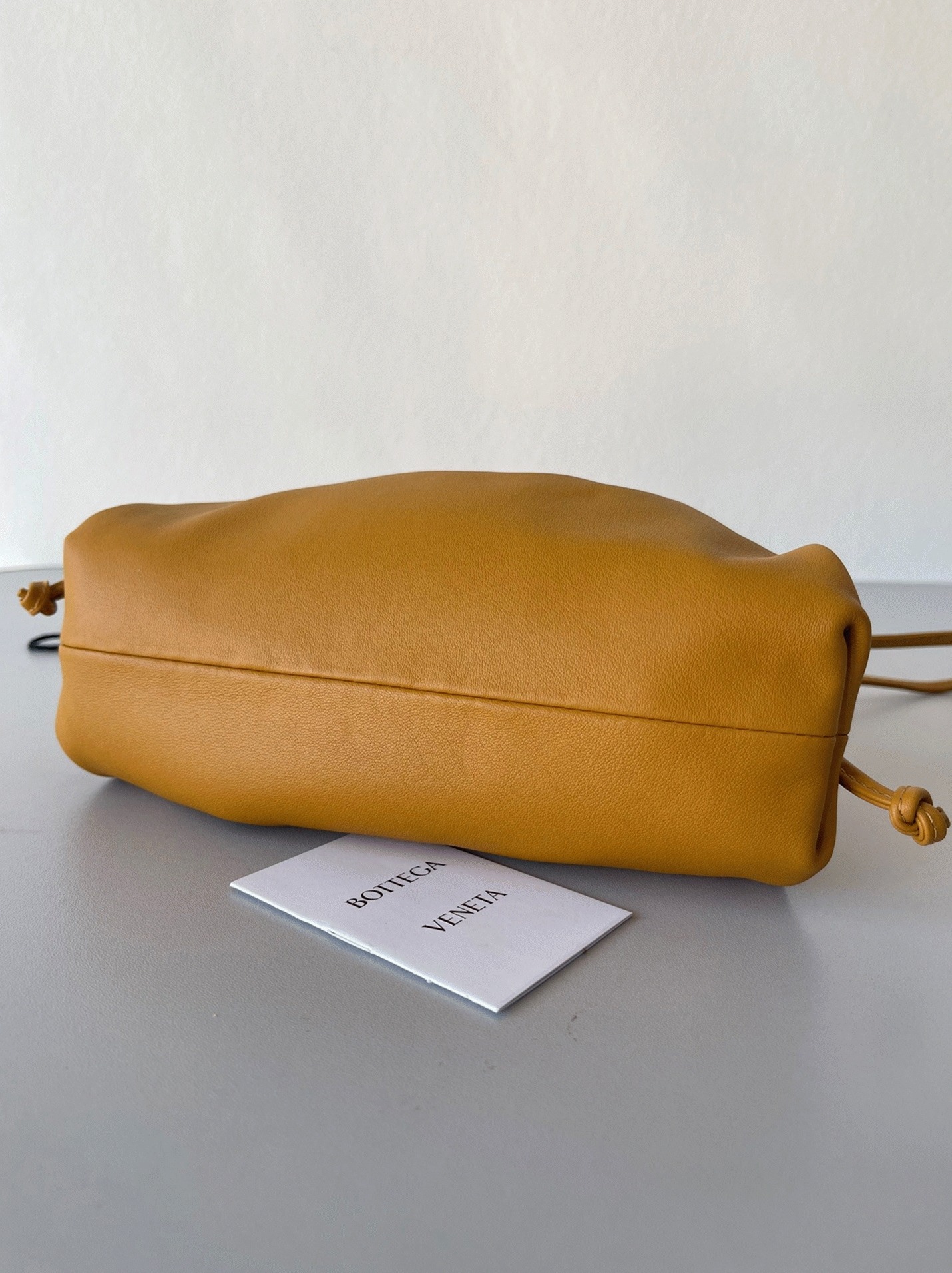 Replica Bottega Veneta Mini Pouch with Strap Teak