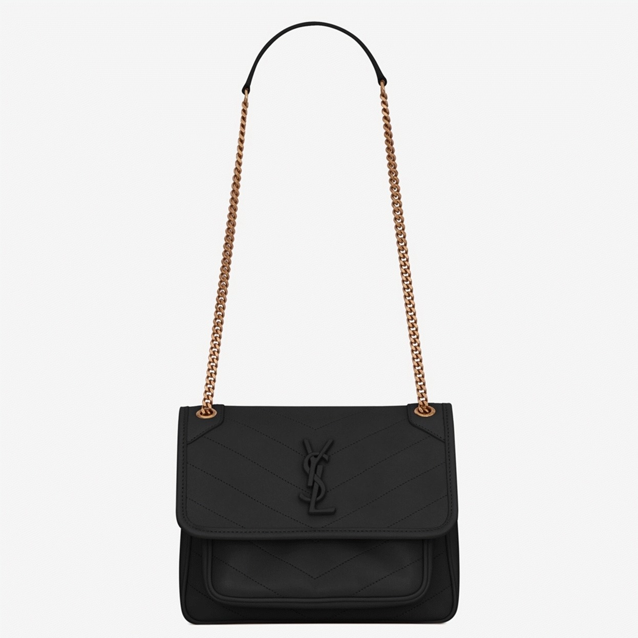 Replica Saint Laurent Niki Baby Chain Bag Black