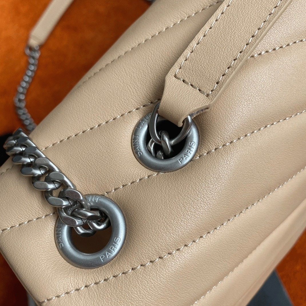 Replica Saint Laurent LouLou Medium Chain Bag Poudre