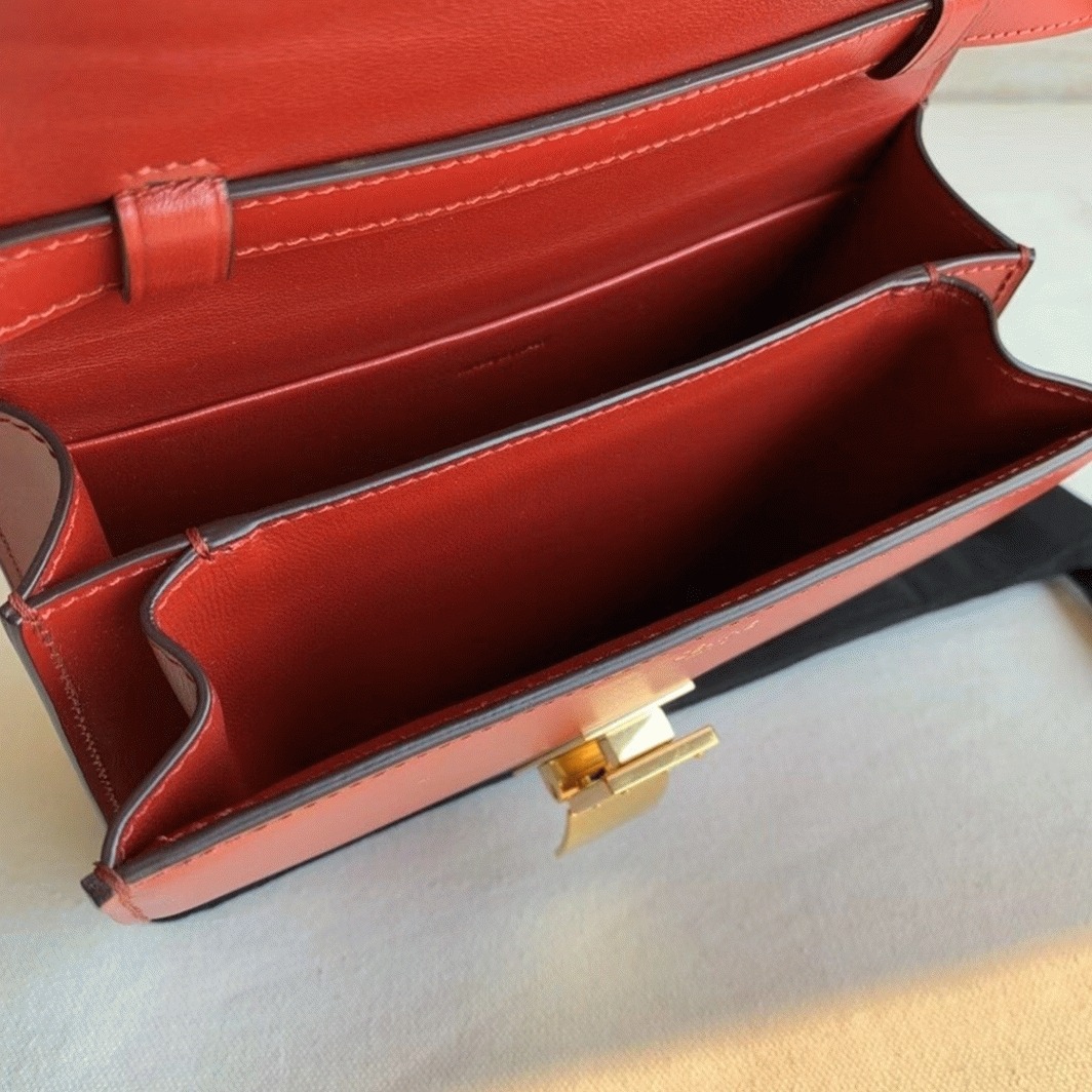 Top Quality Fake Celine Classic Box Teen Bag In Red