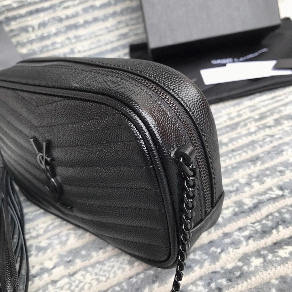 Replica Saint Laurent Lou Mini Bag Black