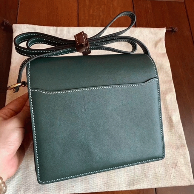 Best Knockoff Hermes Mini Sac Roulis Handbag Green