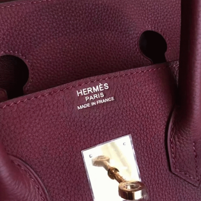 Bordeaux Color Top Designer-Inspired Hermes Birkin 35CM Fake