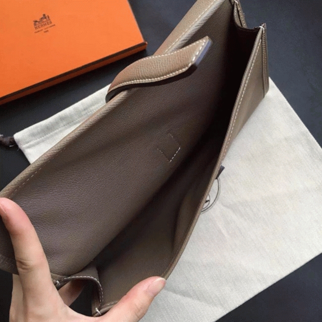 Etoupe knockoff Hermes Jige Elan 29 clutch bag