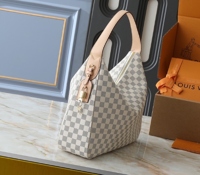 LV Damier Azur Slouchy MM