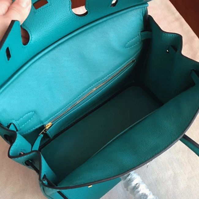 Blue Paon Hermes Birkin 25cm High-End Replica