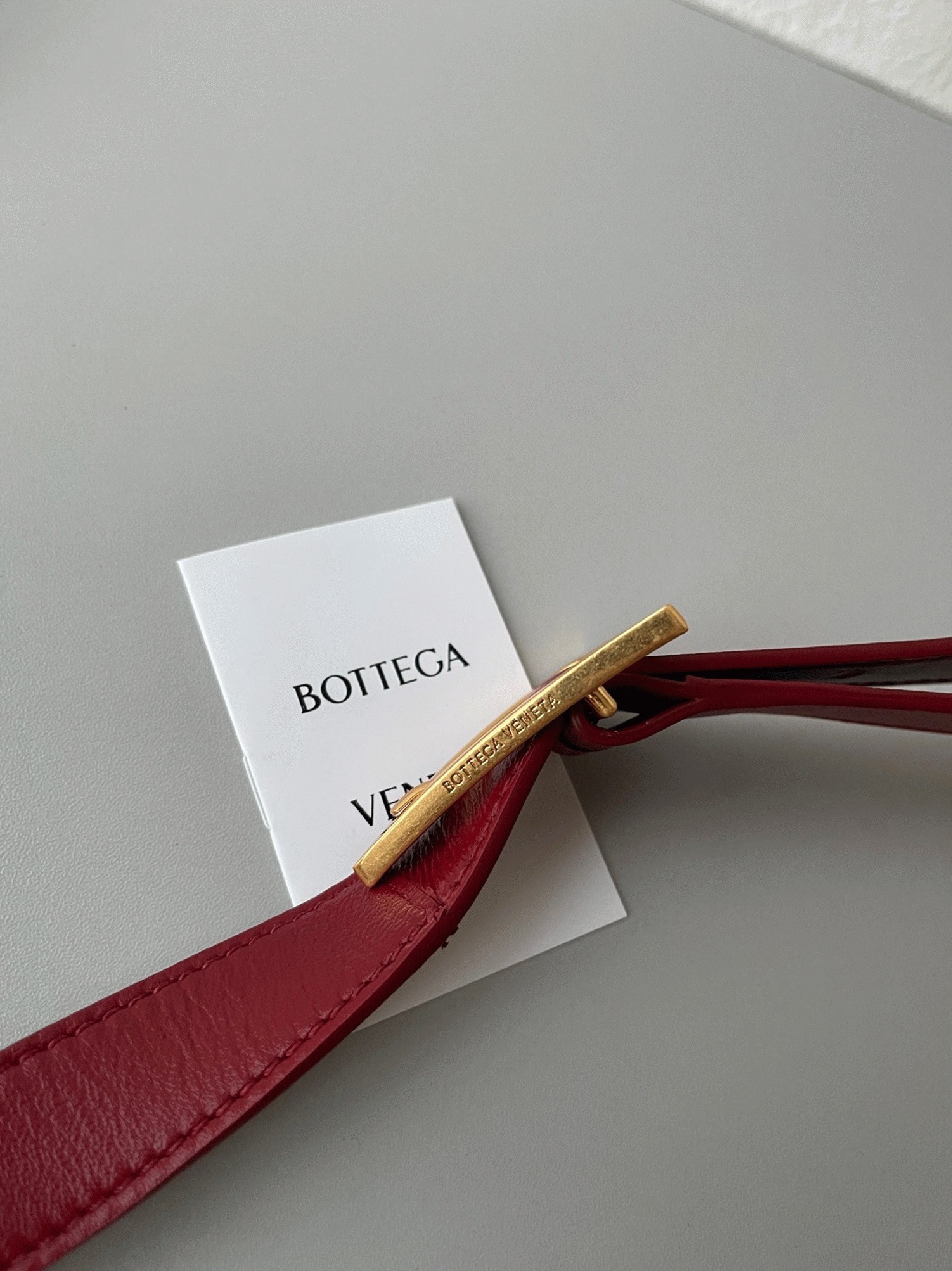 Top Quality Faux Bottega Veneta Padded Cassette Bag In Dark Red