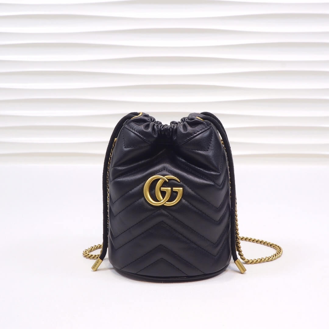 GG MARMONT mini bucket bag