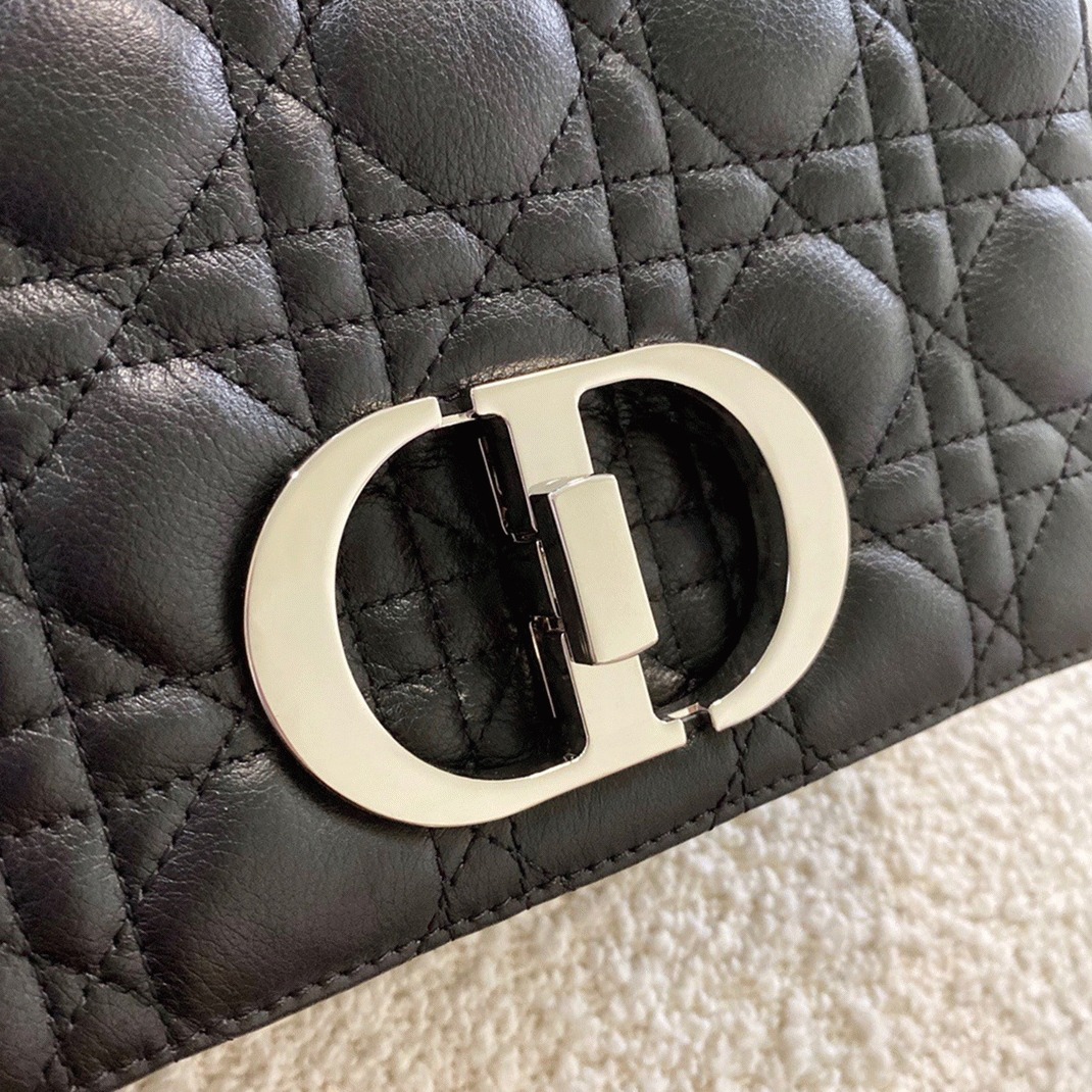 Dior Caro Small Bag Replica in Noir