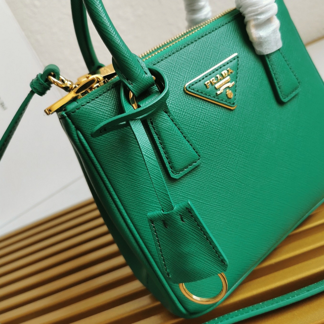 Green Prada Mini Galleria Bag Knockoff
