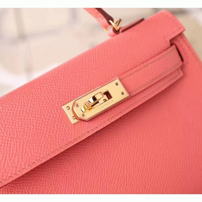 Flamingo Epsom Imitation Budget Hermes Kelly 20cm Purse