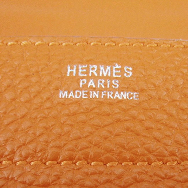 Orange Knockoff Hermes Sac A Depeches 38CM Professional Bag