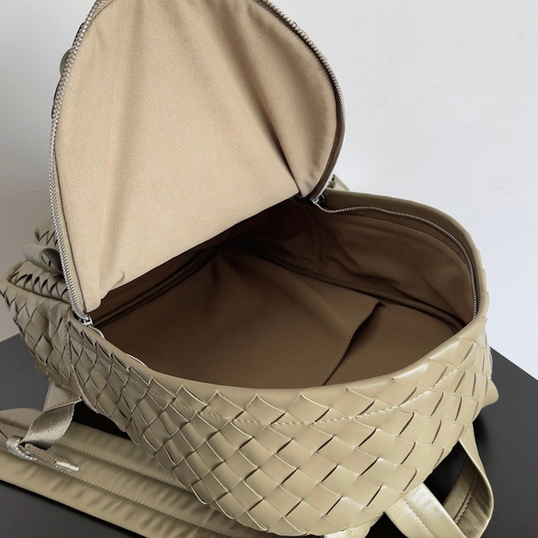 Fake Bottega Veneta Small Backpack Taupe