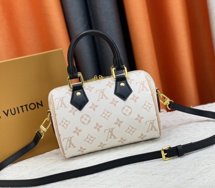 Louis Vuitton Monogram Dune Canvas Speedy 20 Handbag With Strap