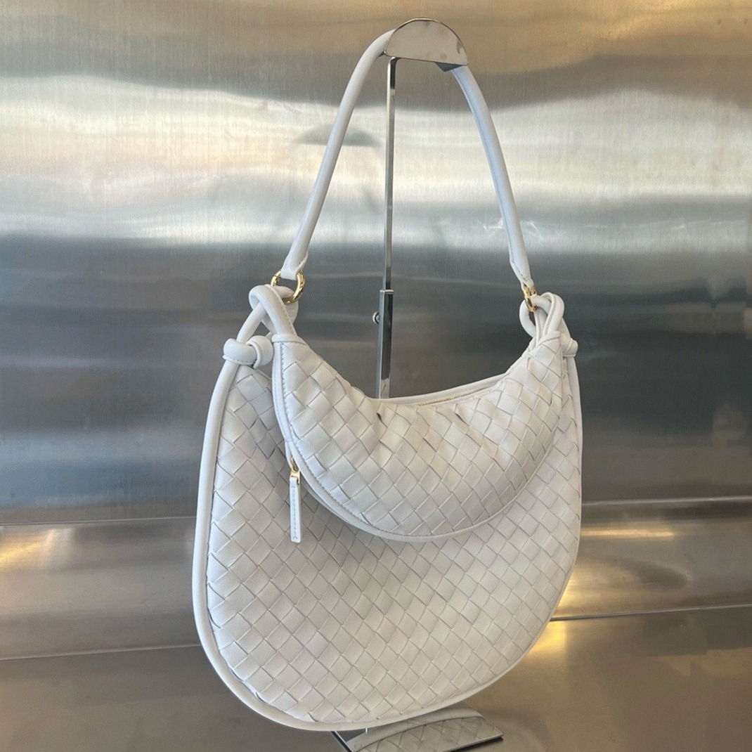 Replica Bottega Veneta Gemelli Large Bag White