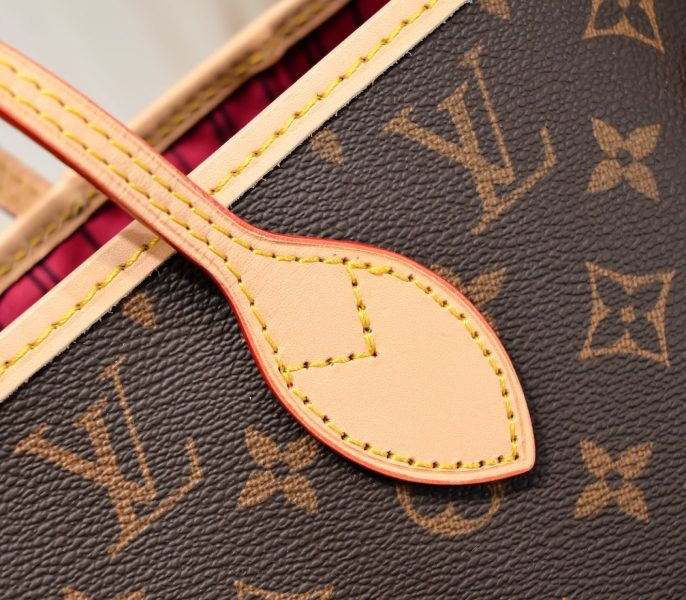 Louis Vuitton Monogram Canvas Neverfull MM Tote In Red