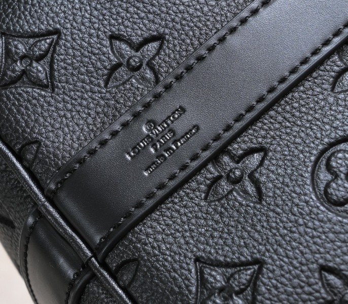 LV Monogram Empreinte Keepall Bandouliere 45 In Black