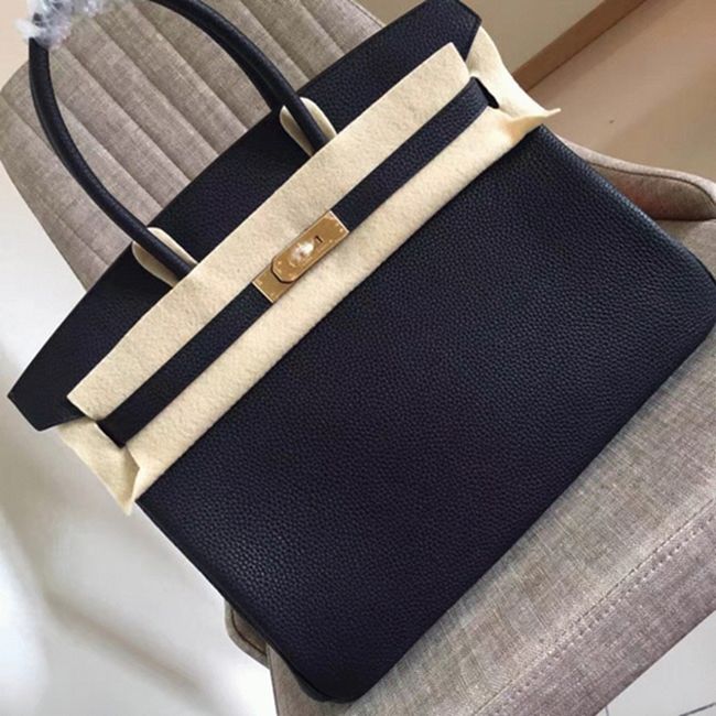 Classic Black Hermes Birkin 30cm Replica Handbag