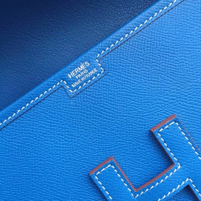 Blue replica Hermes Jige Elan 29 clutch bag