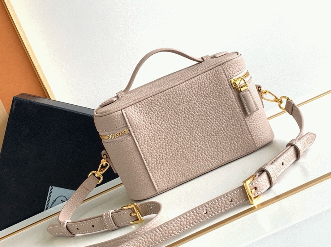 Prada Mini Vanity Bag Replica in Light Pink