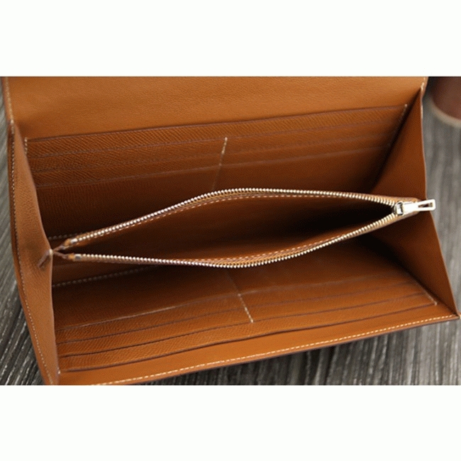 Brown replica Hermes Constance wallet