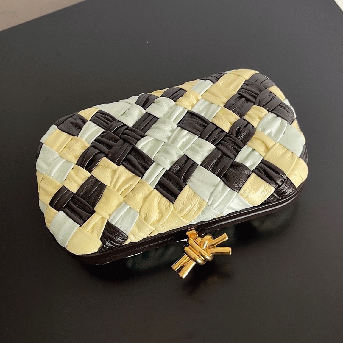 Replica Bottega Veneta Knot Minaudiere Clutch Multicolour