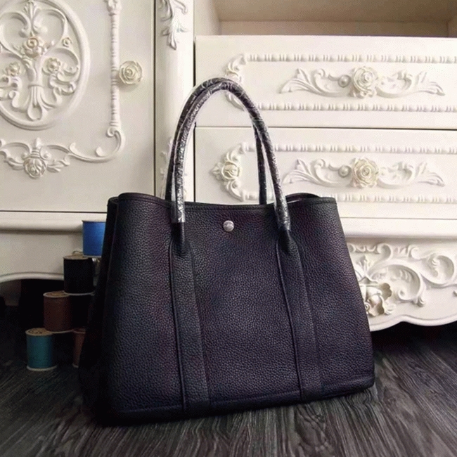 Black Replica 1:1 Hermes Garden Party 36cm Everyday Tote
