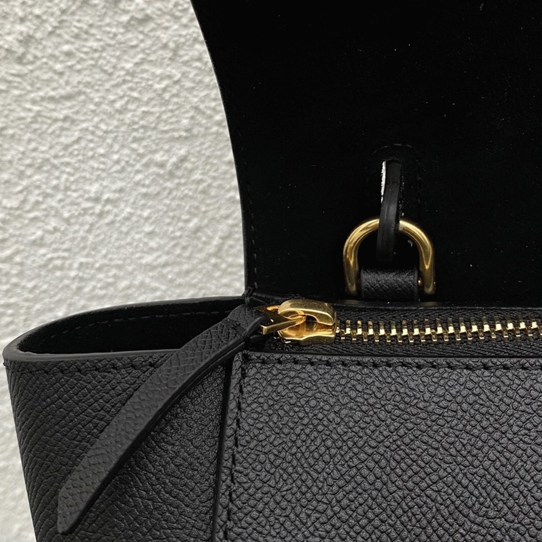 Celine Belt Nano Bag Replica in Black