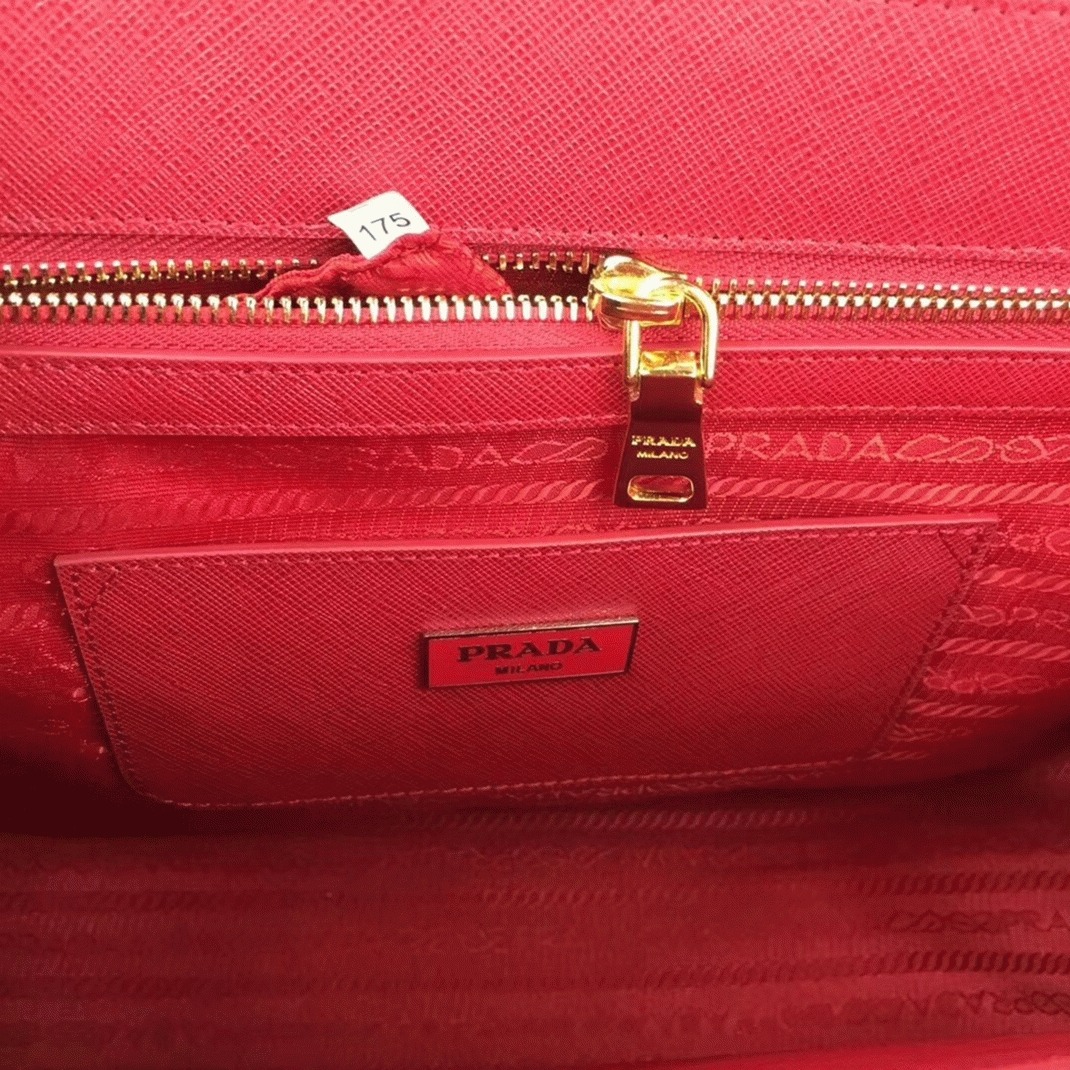 Red Prada Galleria Large Bag Best Replica