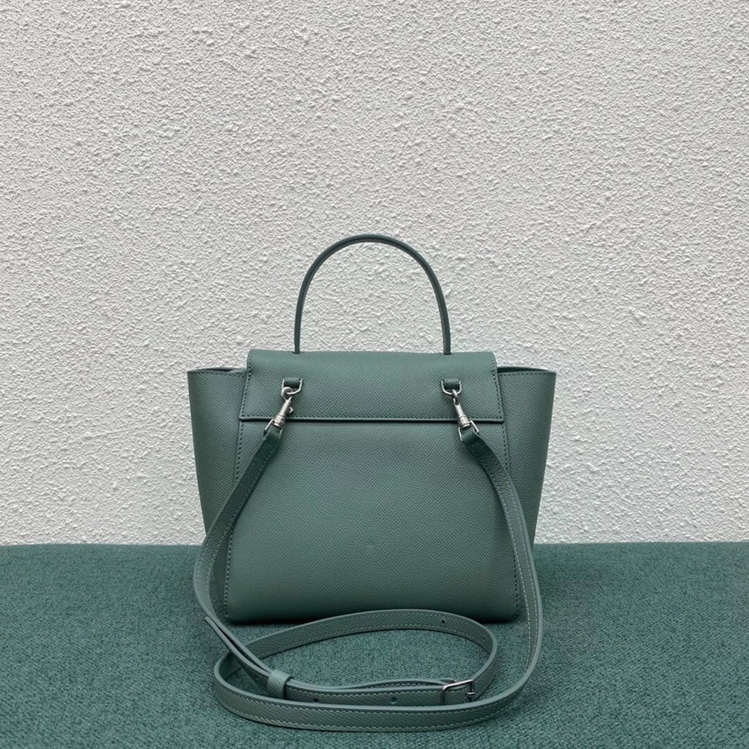Celine Belt Nano Bag Fake in Celadon