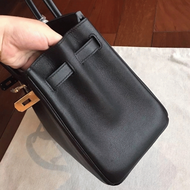 Black Imitation Designer Hermes Birkin 35cm Purse
