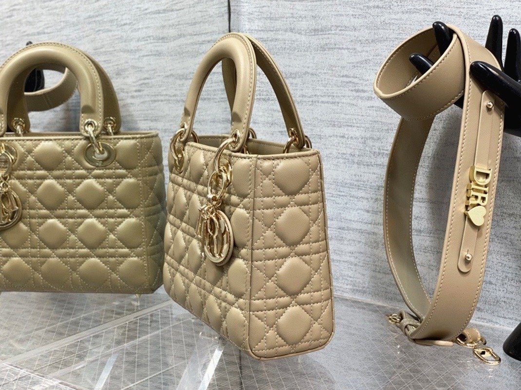 Dior Small Lady Dior My ABCDior Bag Replica in Sand