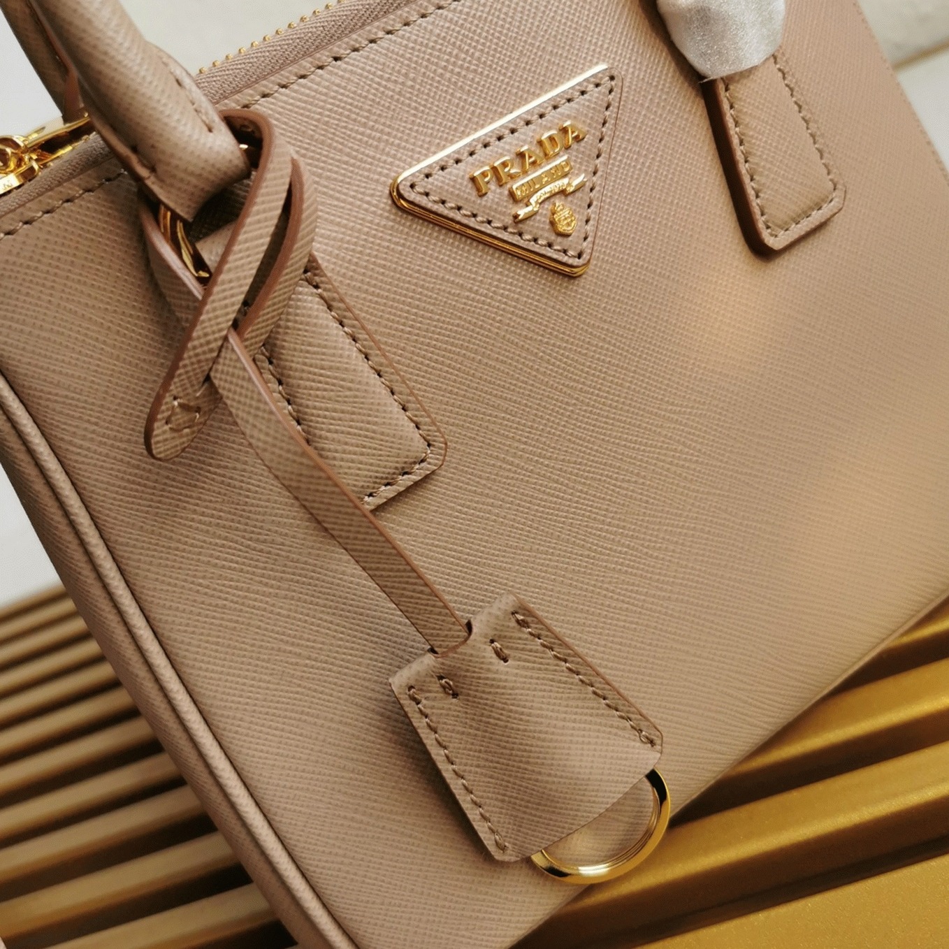 Beige Prada Mini Galleria Bag Replica